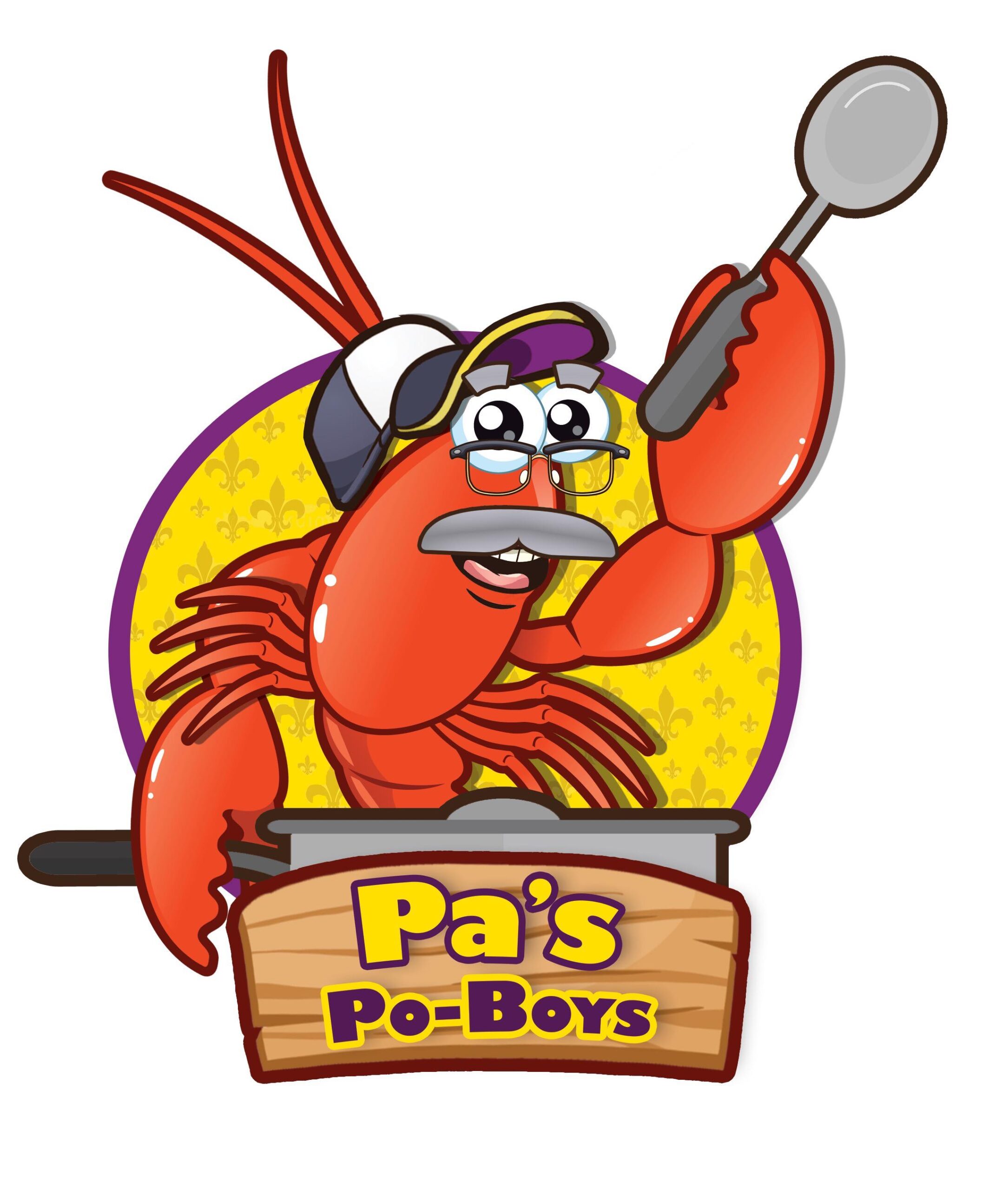 PasLogo Pa's Po Boys - Web Design by DDM Creative